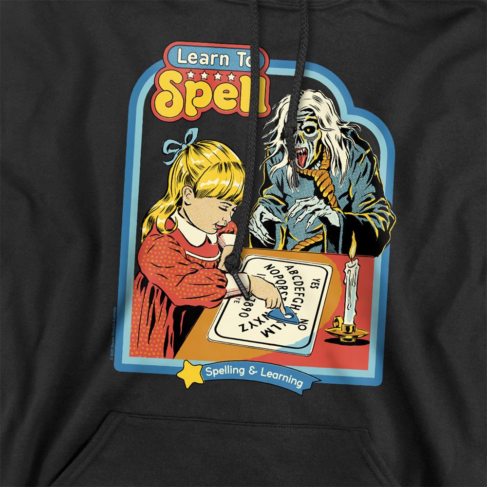 Steven Rhodes Unisex Adult Learn To Spell Hoodie