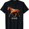 Iceland Northern Lights Landscape Wilderness Horse Souvenir T-Shirt