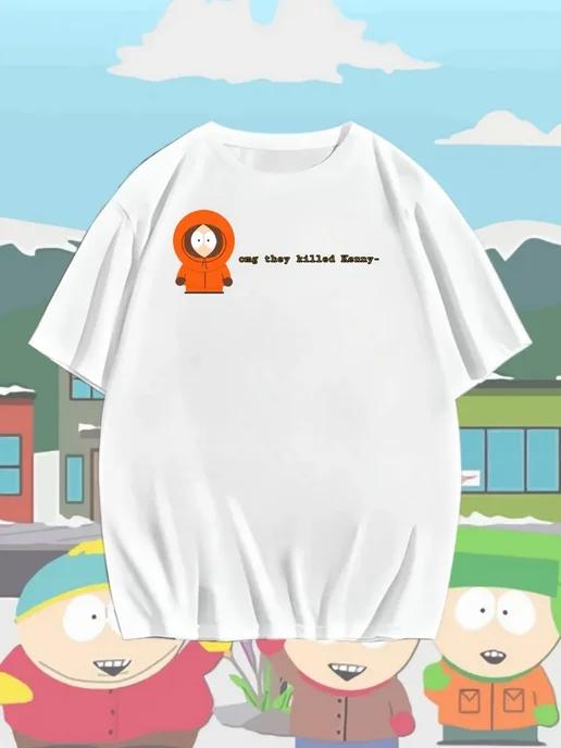 Oversized T-shirt with a “South Park” print XL