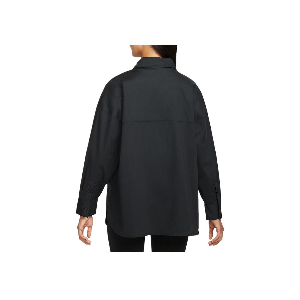 Nike Chill Poplin Casual Long Sleeve Shirt Women Tops HJ0716-011