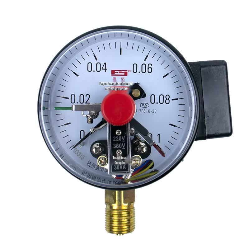 Fuyi YXC-100 Electric Contact Pressure Gauge with Alarm (CN Version)