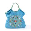 Nylon handbag bag new embroidered large capacity ball chain shoulder tide messenger tote bag