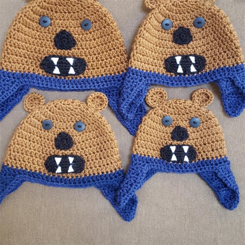 New Handmade Crocheted Personalized Long Tail Tassel Witch Hat Funny Adult Hat