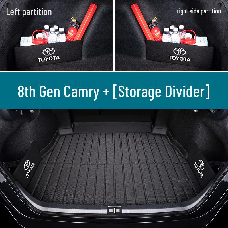 Toyota Camry Trunk Mat for Older Models (6th-9th Gen) - Waterproof Tail Box Mat