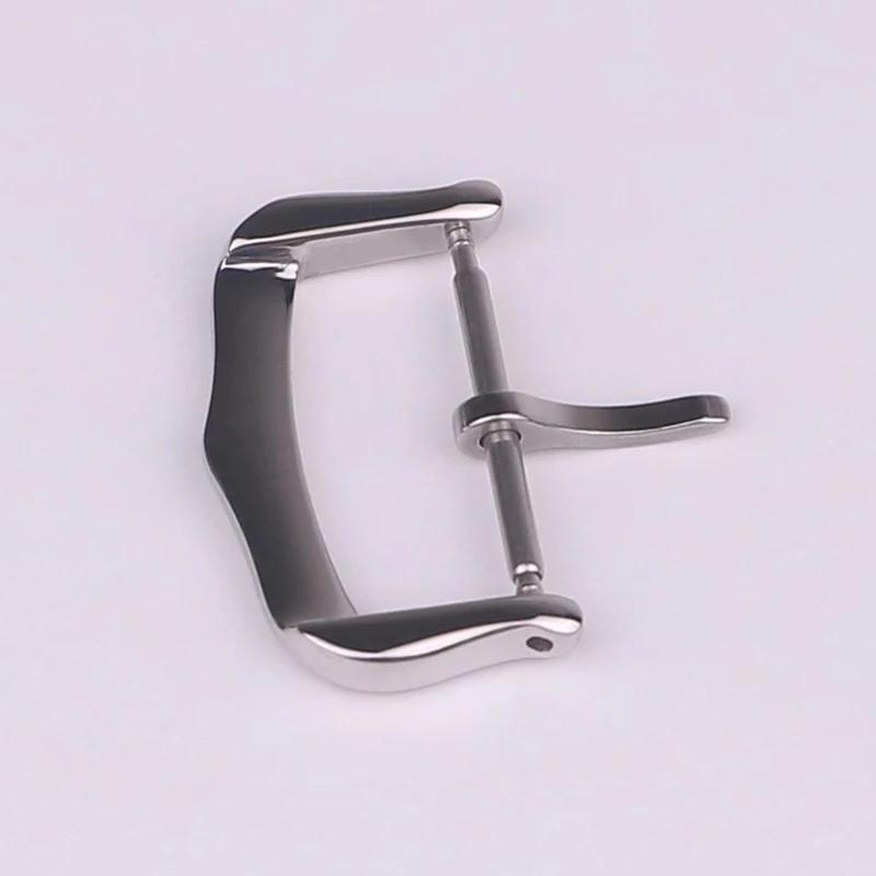 XIANERSHANG Top C-artier Belt Buckle 316L Polishing Stainless Steel Pin Buckle 12MM 14MM 16MM 18MM Gold Clasp Watch Accessories