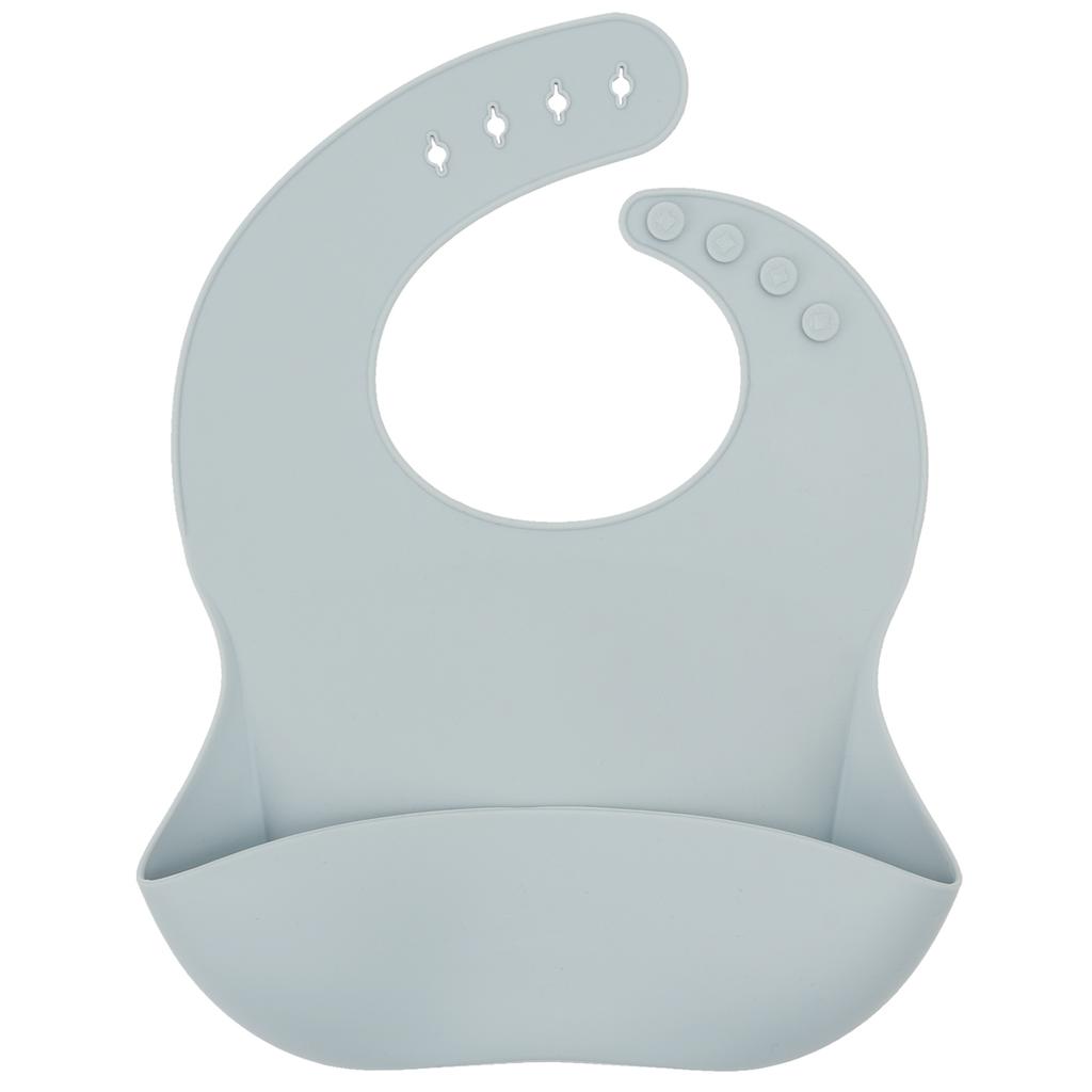 Color Kids 1PCS Silicone Baby Bibs Waterproof Feeding Accessories Food Grade Drool Bibs Newborn Burp Cloth Baby Accessories