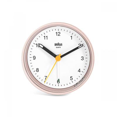 Braun Bc12pw Classic Crescendo Alarm Χαμηλού Θορύβου Δημόσιο Επιτραπέζιο Ρολόι