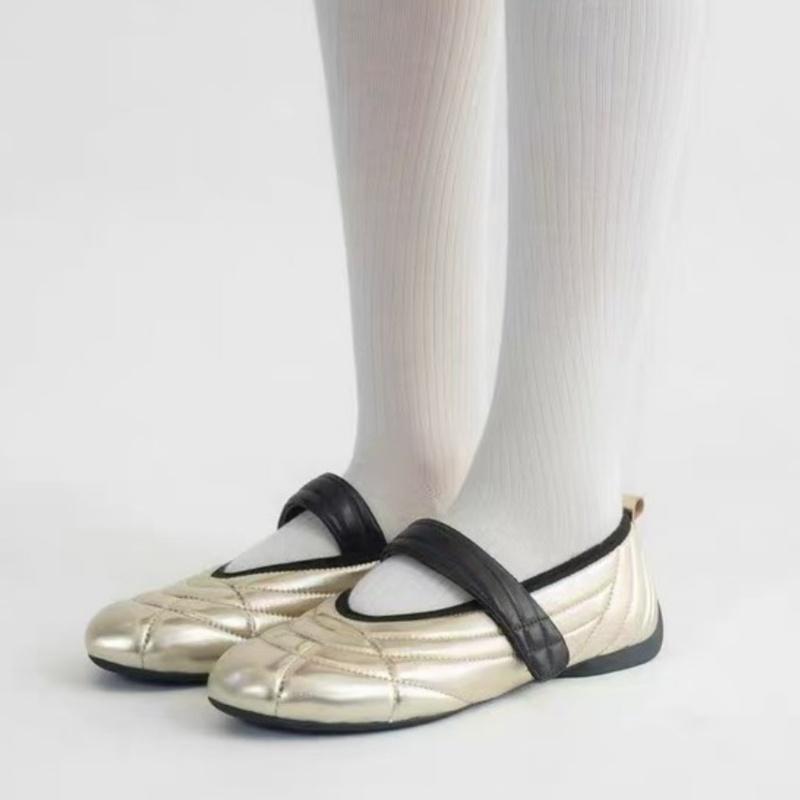 Fashion Mary Jane Designer New Style Breathable Square Toe Ballet Shoes Fashion Lightweight High Quality Soft Women Flat Shoes