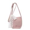Spring and Summer Popular Korean Sweet Wind Simple Solid Color Mobile Phone Bag Lychee Pattern Texture Versatile Casual Messenger Bag