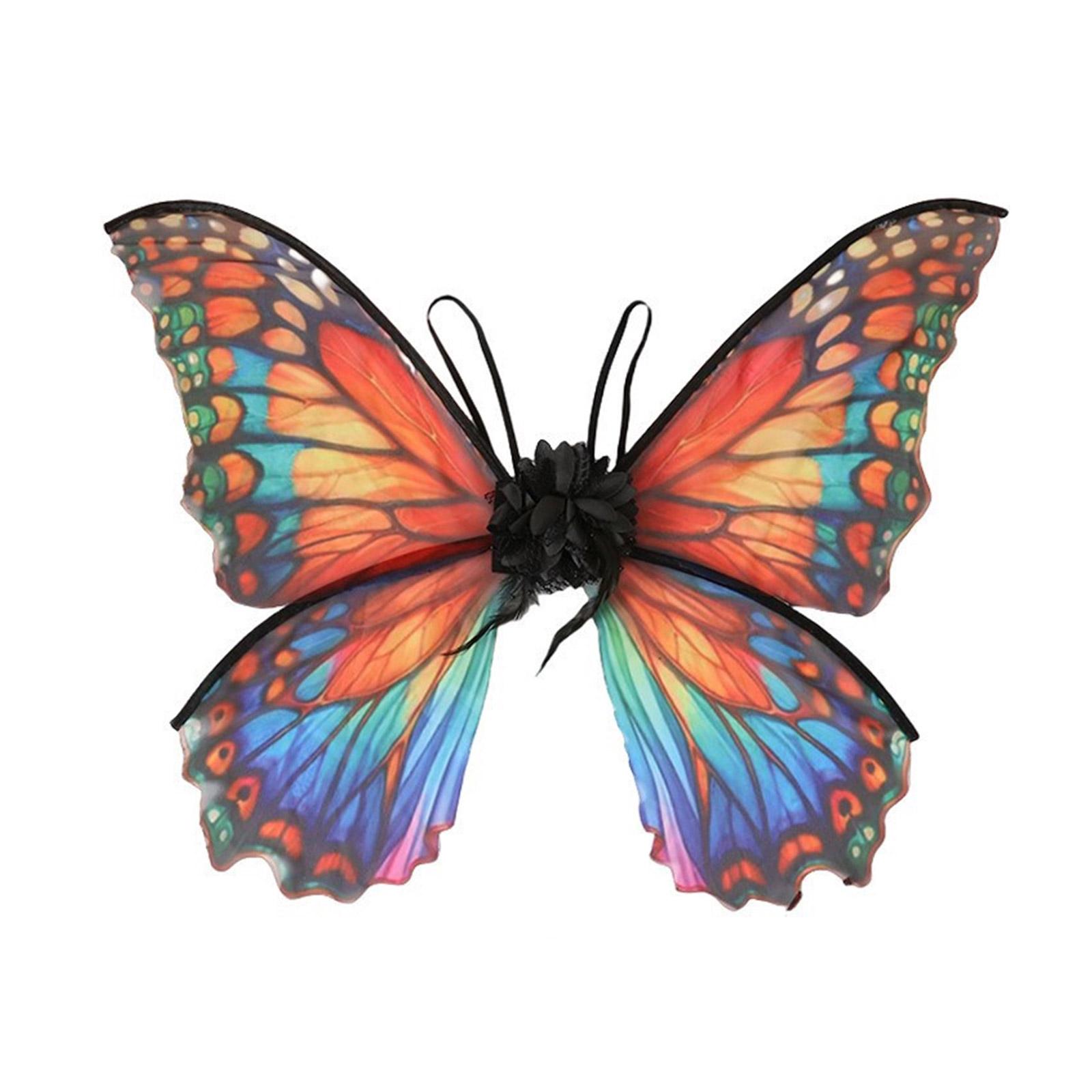 

Butterfly Wing for Girl, Halloween Fairies Costume Accessory for Kid Birthday, Christmas, Cosplay, Carnivals, Masquerade C