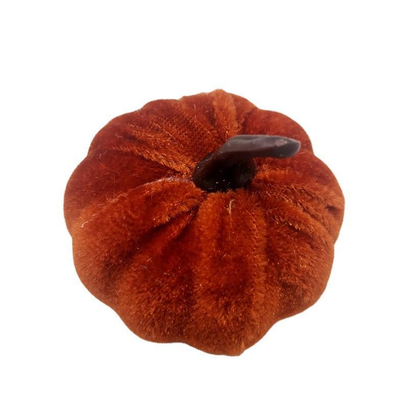 Samtstoff Kürbis Dekoration für Halloween und Thanksgiving Feiern