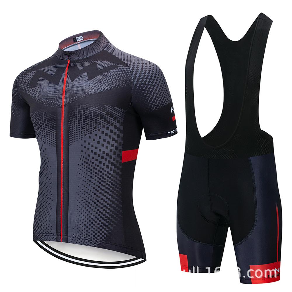 Summer NW Short Sleeve Strap Cycling Suit Men's Bicycle Suit Moisture Absorbing, Breathable and Sweating