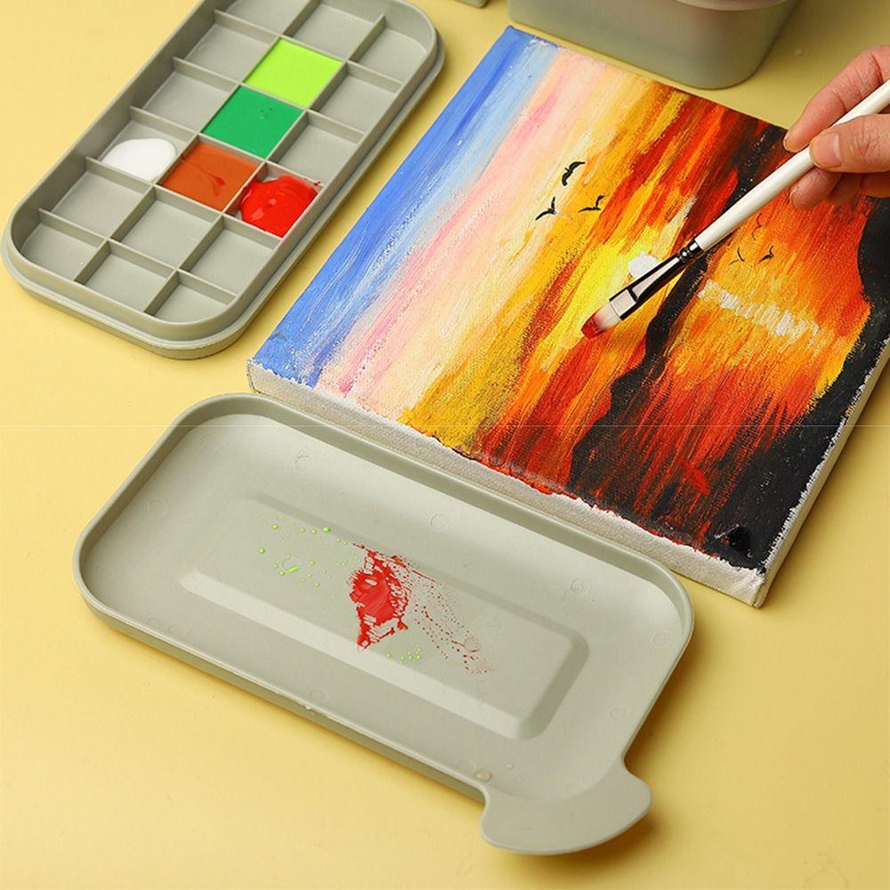 Handled Brush Washing Bucket All-in-One Paint Brush Basin Portable Painting Brush Washer  Exams