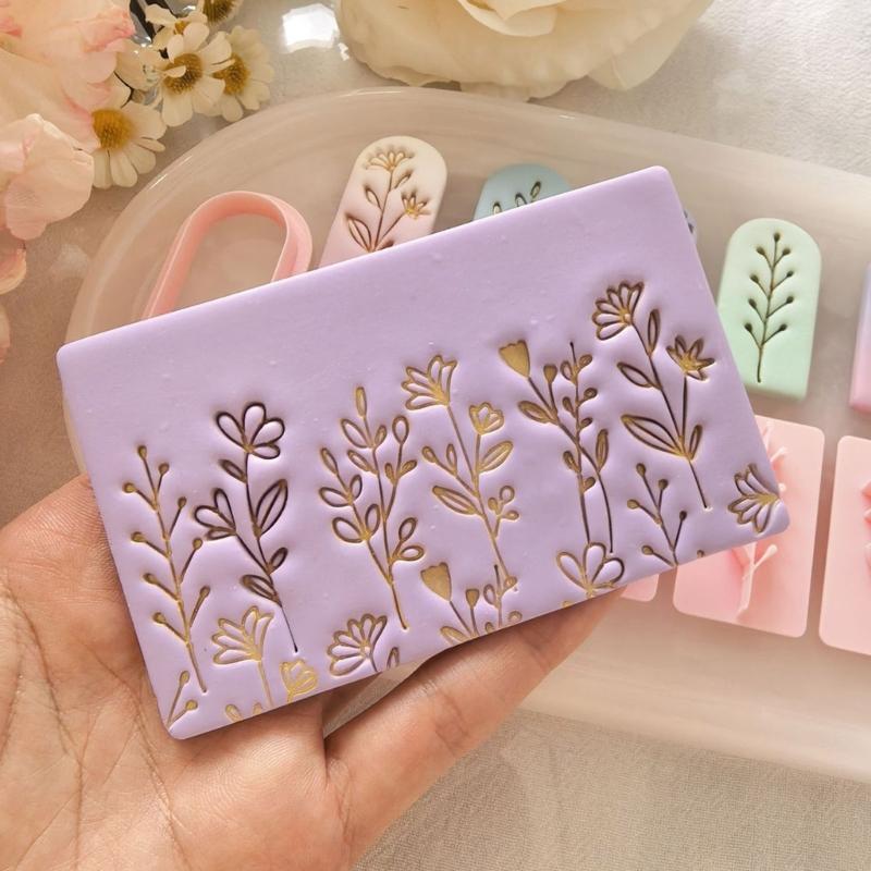 User Friendly Clay Leaf Molds with Anti Adhesive Surfaces Crafting Clay Molds for Creative Projects and Gift Making