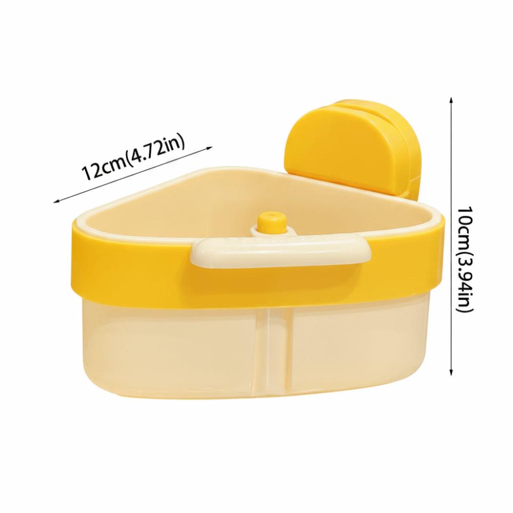 Removable Plastic Triangle Sink Filter One-touch Drainage Kitchen Sink Strainer Vegetables Washing