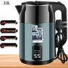 Durable 304 Stainless Steel Electric Kettle: Thickened Insulation, Fast Boil, Auto Power-Off, Large Capacity, Constant Temperature