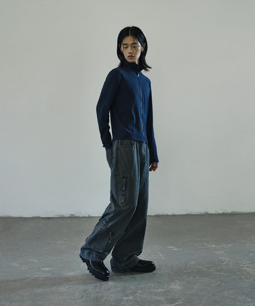 Seukeulaeteulpigsel Vtg Fade Cargo Pants [Charcoal]