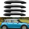 Gloss Black ABS Door Handle Covers for MINI For Cooper F55 4PCS with Easy tallation and LED Light Compatibility