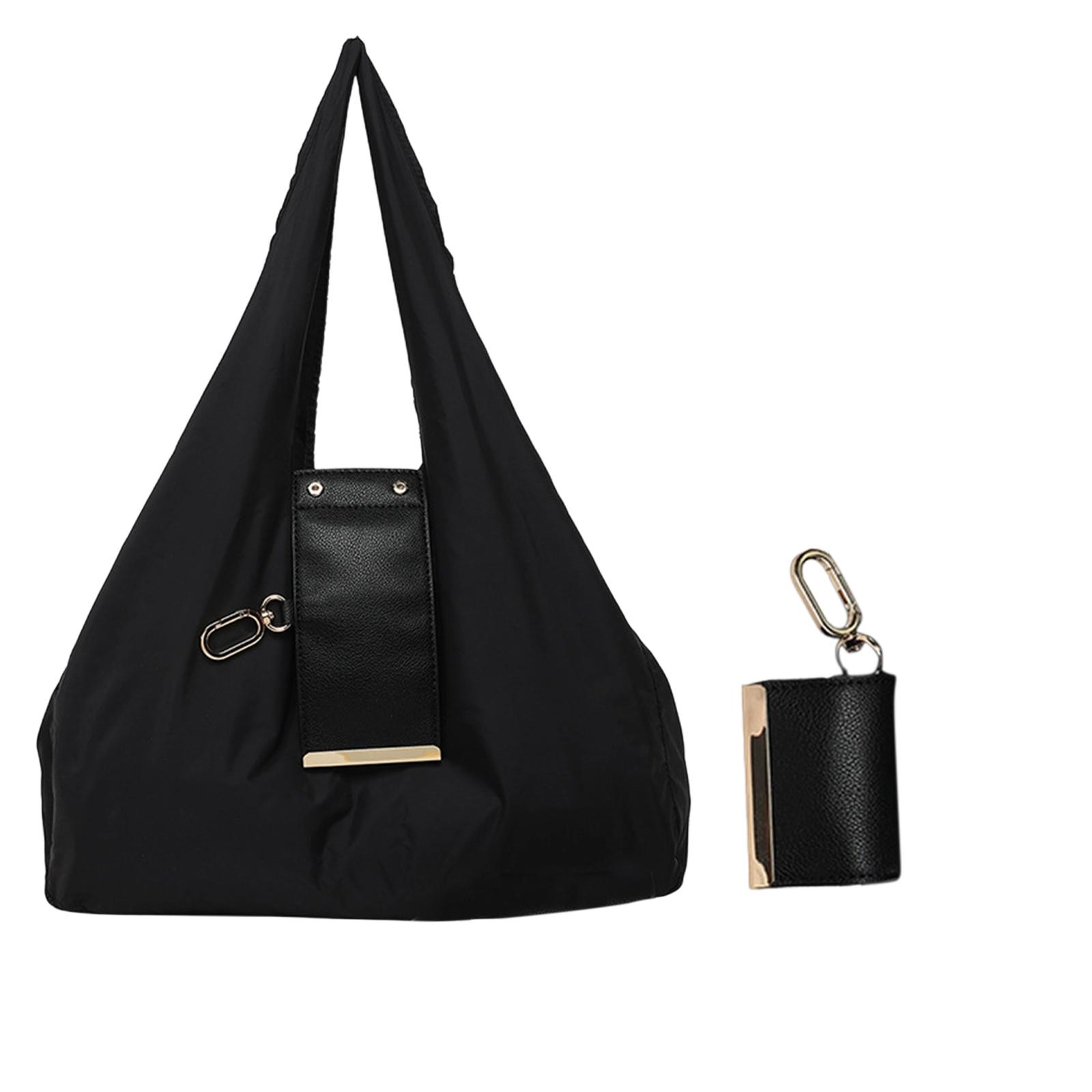 

Тканевый мешочек для хранения брелоков, большой вместимости, экологичный, удобная сумка для покупок, сумка-подвеска для аксессуаров One Size