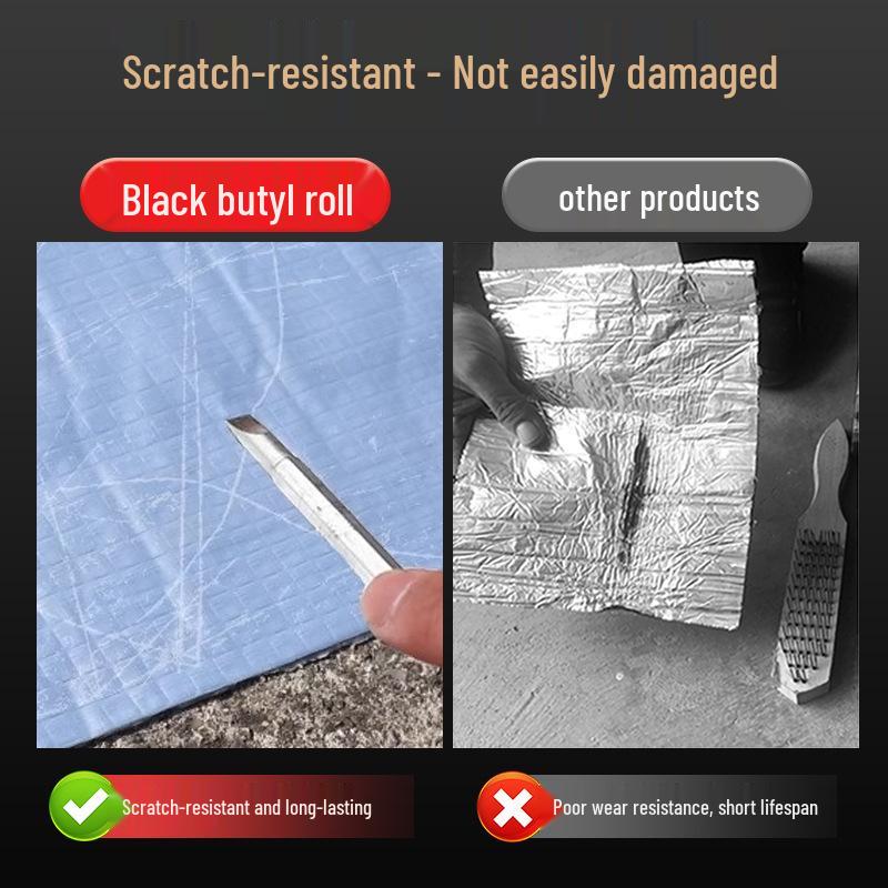 Butyl Rubber Self-Adhesive Waterproof Tape for Roof Crack Repair
