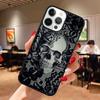 Gothic Skull Phone Case For Apple iPhone 17 Air Pro Max Plus Coque For iPhone 17 Air 14 15 16 13 12 Max Cover