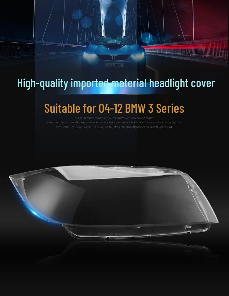 High Configuration Headlight Cover for BMW E90 3 Series (2004-2012)