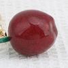 Stylish Apples Keychain Car Accessory Sophisticated Handbag Embellishment Alloy Texture Present for Fashion Enthusiasts