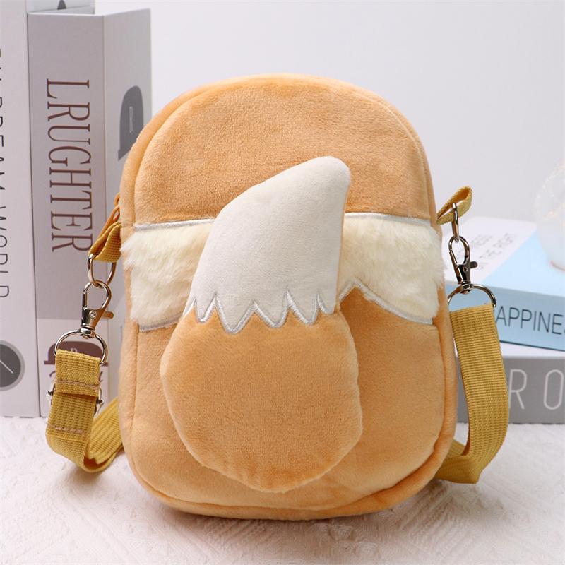 New Pokemon Gengar Lucario Mimikyu Snorlax Plush Shoulder Bags Toys Kawaii Anime Psyduck Rowlet Pikachu Peluche Dolls Gifts Kids