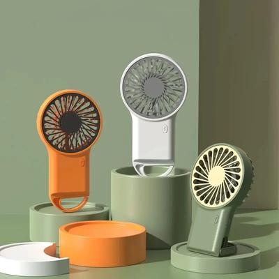 Taşınabilir Mini Fan Masaüstü Şarj Edilebilir USB Şarjlı El Fanı Ayarlanabilir 3 Hız Dış Mekan Ofis Spor Seyahat Kancalı