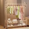 Light Luxury Movable Floor Coat Rack