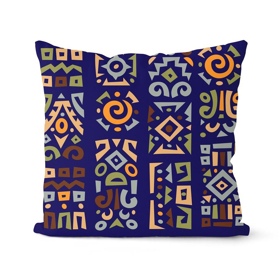 Tribal Muster Kissenbezug Geometrisch Ethnisch Afrikanisches Element Kissen Haus Sofa Stuhl