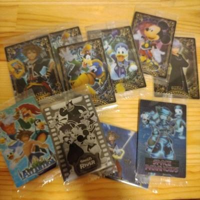 Kingdom Hearts Wafer Trading Card Collection Set Anime Collectible Fig