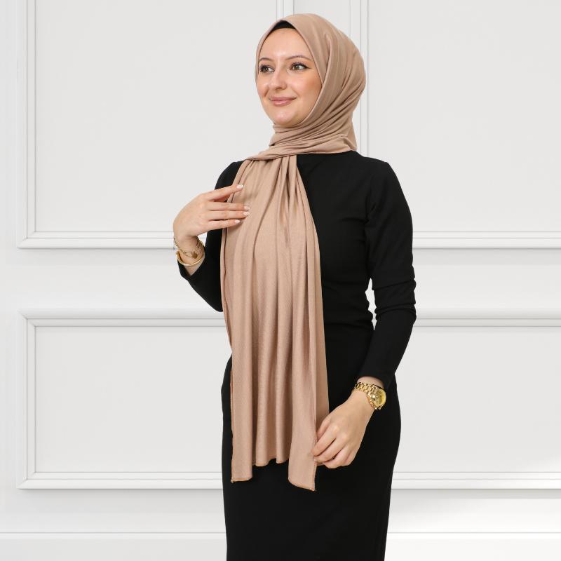 Hijab für Damen, Viskose-Schal, leicht, muslimischer Hijab, langer Schal, islamische Schals, türkisches Seiden-Kopftuch für Damen