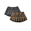 American Retro Plaid Low-Waist Pleated Skirt – 2026 Spring/Autumn College Style