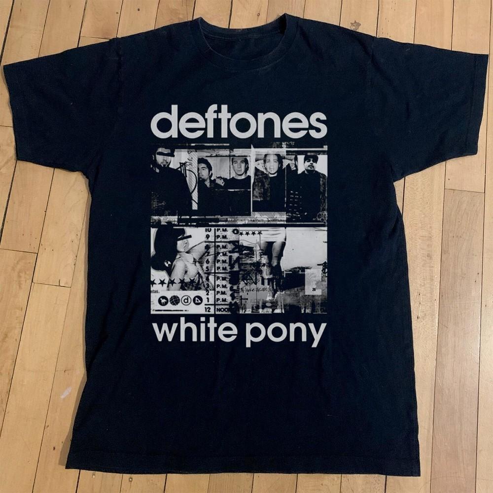Vintage Deftones White Pony Tour T-shirt, Unisex Black Cotton T-shirt, Size S-5X Unisex T-Shirt M
