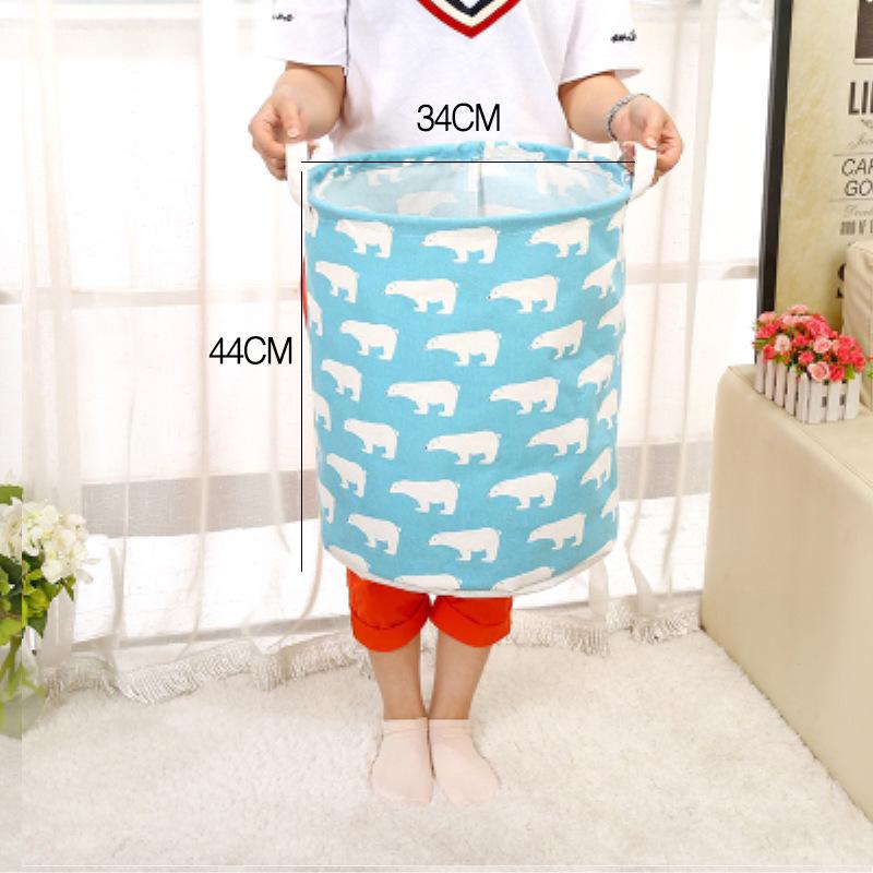 Foldable Laundry and Toy Storage Basket