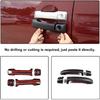 Aunginsy Car Exterior Door Handle Protective Trim Cover Compatible with Toyota FJ Cruiser 2007-2021 Car Outer Door Handles Cover Exterior Door