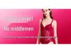 Plus Size Stretchy High Slit Deep V Strappy Nightgown Lingerie for Women