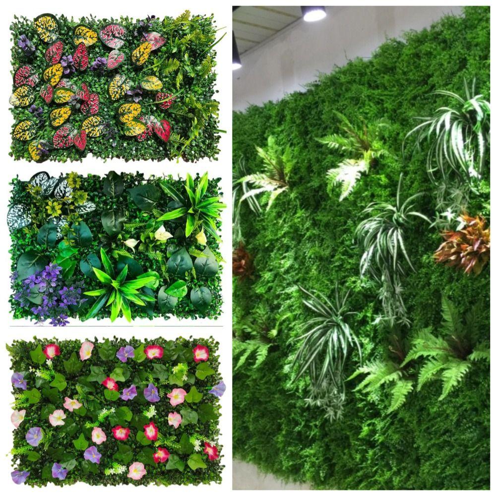DIY Artificial Eucalyptus Carpet 60*40cm Artificial Fern Grass Living Room