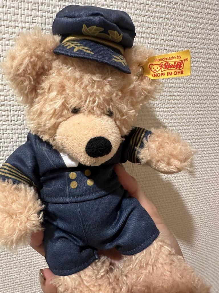 [USED] Steiff Pilot Teddy Bear