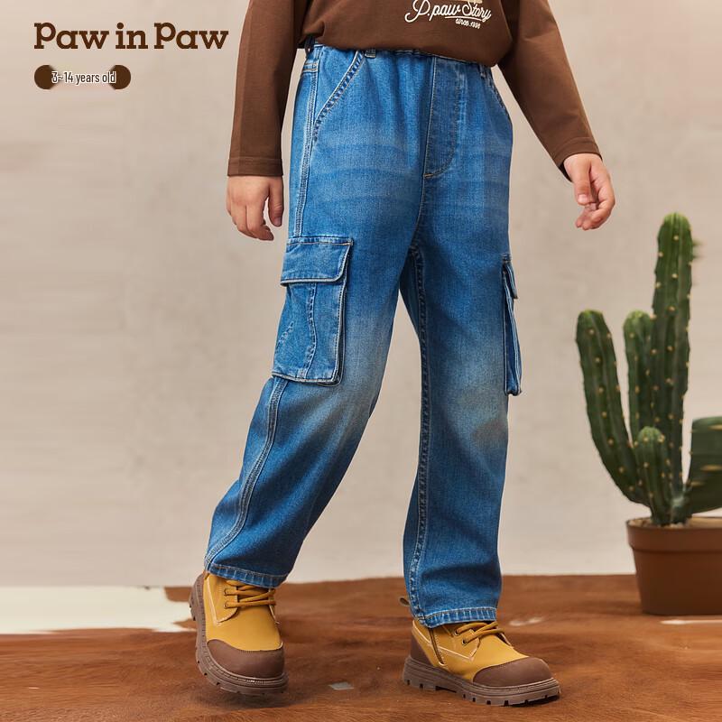 PawinPaw Boys  Casual Straight-Leg Denim Pants 160
