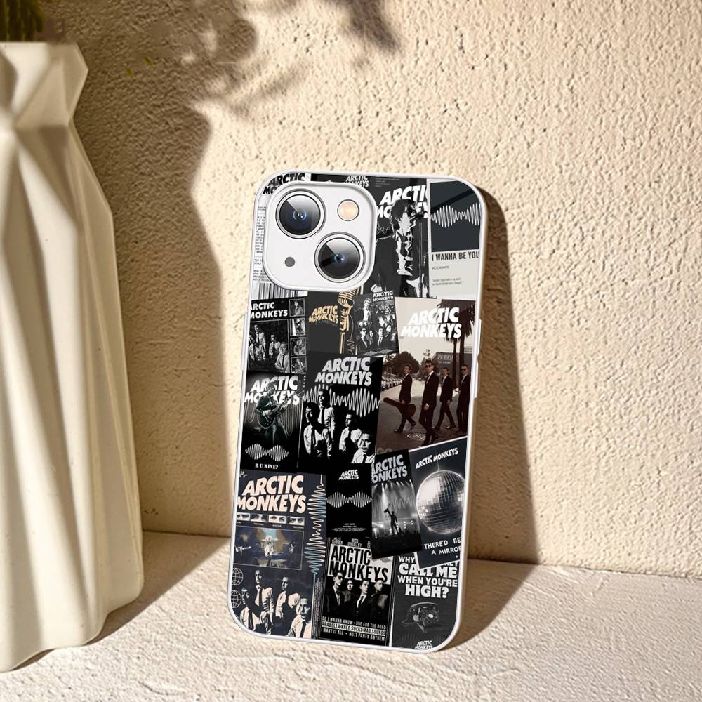 Hot A-Arctic M-Monkeys Band Tempered Glass For Iphone 14 13 12 11 Pro Mini XS MAX 14Plus X XS XR Cover