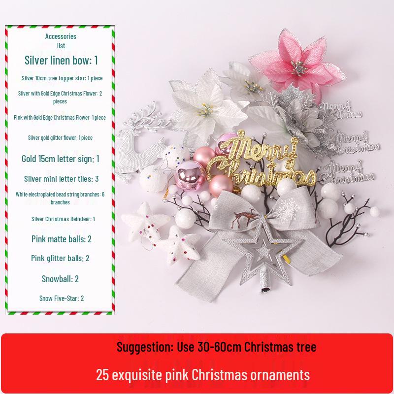Christmas Tree Ornament Set: Decorations & Accessories Value Pack