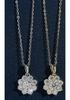 Elegant Moissanite Flower Necklace: 1 Carat 8 Hearts & Arrows Cut, Light Luxury Clavicle Chain, European & American Style.