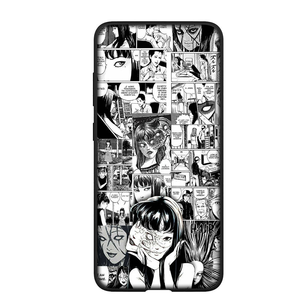 For Samsung Galaxy S24 S23 iPhone 16 15 14 Xiaomi Redmi Note 13 12 11 Plus 9 Pro Max X XR Phone Case Anime Tomie Cartoon Junji Ito OPPO Huawei Cover