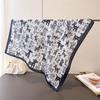Light Luxury Dachshund Animal Printed Chiffon Square Scarf Shawl 70*70cm Versatile High-End Neck Wrap for Women