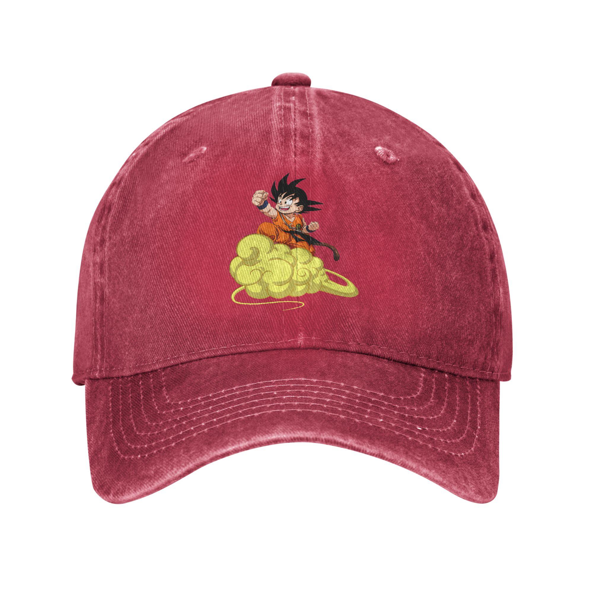 Dragon Ball Nimbus Cloud Goku Unisex Women Baseball Caps Distressed Denim Caps Hat Outdoor Activities Unstructured Soft Sun Cap One Size