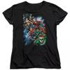 Justice League Of America "Heroes Unite" Women's T-Shirt
