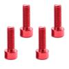 2pc/4pc Bike Water Bottle Cage Bolts  Aluminium Alloy Hex Tapping Screws Aluminum Alloy Bicycle Accessories 7 Colors
