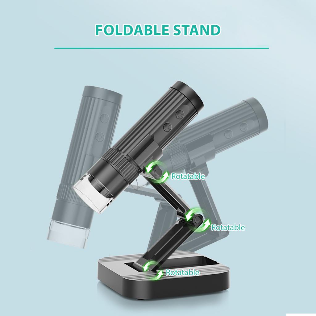 Desktop USB Microscope Handheld Digital Microscope for Adults Kids Coin Microscope 50X 1000X Magnification Photo 1080P